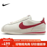 耐克NIKE女子休闲鞋板鞋阿甘鞋CORTEZ新年红运动鞋FZ5167-133帆白36.5