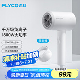 飞科 FLYCO 电吹风机宿舍用 柔风负离子恒温护发 家用冷热大风量快速干发吹风筒FH6290 1800W