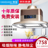 韩强麻将灯棋牌室空气吸烟净化器遥控自动升降吊灯智能家居净化灯 高配版大五灯_香槟金_智能烟感