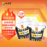 小西牛（XIAOXINIU） 青海青稞黑米老酸奶风味酸奶低温酸牛奶150g*12杯【顺丰包邮】