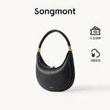 Songmont山下有松松月系列月弯包设计师月牙包秋冬单肩腋下包 黑色 现货