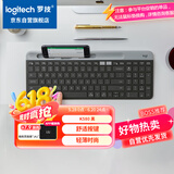 罗技（Logitech）时尚系列 K580 键盘 蓝牙键盘 办公键盘 无线键盘 便携超薄键盘 笔记本键盘 平板键盘 星空灰
