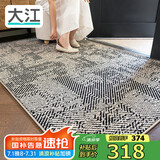 大江门口地垫入户地点垫 玄关地垫地毯入户门脚垫120x160cm