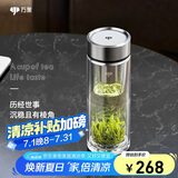 万象（WANXIANG）双层玻璃杯商务办公V148RL车载便携礼盒泡茶370ML大容量家用水杯