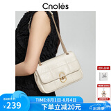 蔻一（Cnoles）漫步象印牛皮女士高端链条包单肩斜挎包女走心生日礼物送女友老婆