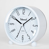 天王星（Telesonic）闹钟简约床头小闹钟卡通夜灯学生懒人石英钟创意夜灯卧室时钟闹表