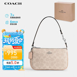 蔻驰（COACH）【品牌直供】女士NOLITA小号手提手拿包腋下包麻将包人造革