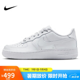 耐克NIKE板鞋女子大童空军一号 AIR FORCE 1运动鞋 DH2920-111白36.5