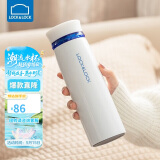 乐扣乐扣（LOCK&LOCK）不锈钢情侣学生保温杯菲特旋转盖轻量杯450ml白蓝 LHC4131WB