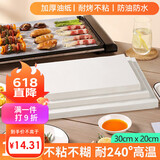 杰凯诺烘焙专用纸油纸20*30cm硅油纸 空气炸锅纸100片装