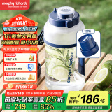 摩飞电器（Morphyrichards）榨汁机【国家补贴】网红榨汁桶  便携式运动榨汁杯 无线充电果汁杯随行杯 小胖吨 MR9802 轻奢蓝