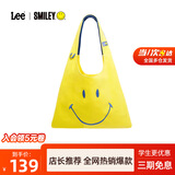 Lee×Smiley联名笑脸帆布袋托特包斜跨手提单肩大容量女士通勤购物袋
