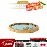 永丰源（auratic）夫人瓷西湖蓝 中餐具DIY散件 家用饭碗碟自由组合安全包装 160mm毛巾碟【4.8寸】
