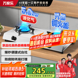万家乐燃气灶【国家补贴15%】【ITB91】 5.0kW大火力不锈钢煤气灶双灶家用台式燃气灶具JZY-ITB91液化气