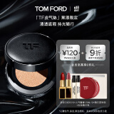TOM FORD【上新】皮气垫黑漆限定 TF气垫粉底0.3遮瑕 生日礼物女新年礼物