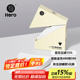 Hero 咖啡滤纸手冲咖啡机滤网滴漏挂耳咖啡粉过滤杯兼v60滤纸 v01白色滤纸1-2杯份 50张