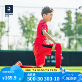 迪卡侬（DECATHLON）儿童运动鞋Agility500MG缓震耐磨青少年 灰色-【碎钉】-魔术贴 35