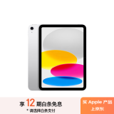 Apple/苹果 iPad(第 10 代)10.9英寸平板 2023年(64GB eSIM版/学习办公娱乐/MUQY3CH/A)银色 蜂窝网络