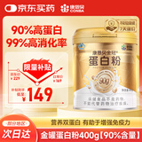 康恩贝金罐蛋白粉400g 乳清蛋白质粉成人有助于增强免疫力双蛋白90%含量
