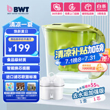 倍世（BWT）净水壶滤水壶净水器家用 欧洲去水垢滤芯 益家4.2L大容量 过滤水壶 厨房客厅通用 【去水垢-加强版】1壶1芯