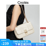 蔻一（Cnoles）漫步象印牛皮女士高端链条包单肩斜挎包女走心生日礼物送女友老婆