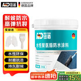 纽盾防水涂料屋顶外墙防水胶补漏王聚氨酯沥青裂缝修补堵漏材料2kg