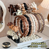 瑜品佳首饰收纳架放手串置物架发箍发夹桌面收纳梳妆台饰品挂架托盘摆件 置物架【银色】