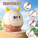 少年伴卷笔刀削笔机削笔刀开学礼物小初中幼儿园学生文具男女生日防卡铅手动可粗细转笔铅笔鹿仔黄色8225