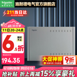 施耐德弱电箱家用金属箱体带箱盖 布线箱 多媒体集线箱 配电箱 10U 弱电箱