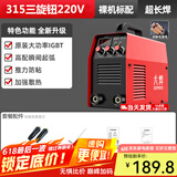 大焊 电焊机家用小型220v 380v双电压手提电子工业级迷你焊机 裸机【315高配220V】