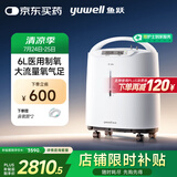鱼跃（Yuwell）制氧机医用吸氧机家用老人5L升级氧气机6L7F-6W中重度缺氧国补