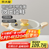 炊大皇 汤锅 微压不粘快煮煲汤煮汤复底汤锅 电磁炉电陶炉通用 22cm