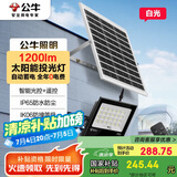 公牛（BULL）太阳能灯户外庭院灯钢化玻璃智能光控远程遥控MG-C200B-AE