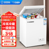 香雪海 小冰柜家用小型冷藏冷冻商用卧式冷柜保鲜迷你 单用节能省电储母乳冰柜单门单温 【一级能效 省电节能】 60L