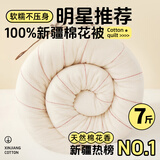 多忆绵眠（duoyimianmian）新疆长绒棉被芯全棉花被子手工棉絮棉胎褥子床垫加厚保暖冬被单人 新疆长绒棉被7斤 150*210cm