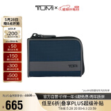 途明（TUMI）ALPHA SLG男士钱包卡包手拿包海军蓝拼灰色01192297NVYGY2
