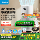 美的（Midea）【母婴医护级双认证】空气净化器除甲醛甲苯/除烟味异味过敏源/宠物吸猫毛空气森林家RX600