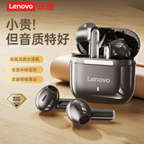 联想（lenovo）真无线蓝牙耳机 半入耳式耳机 蓝牙5.4音乐运动游戏耳机 适用苹果华为小米手机 TA100黑色