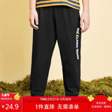 Classic Teddy精典泰迪儿童裤子男女童防蚊裤夏季宝宝纯棉薄款长裤 黑色 100 