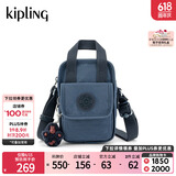 Kipling女款轻便帆布包新迷你包斜挎包斜手机包时尚女包生日送礼物|DALYA 暗夜灰M