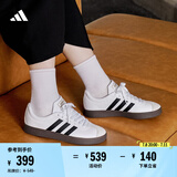 adidas「T头鞋」VL COURT复古休闲板板鞋德训鞋男女阿迪达斯轻运动   白色/黑色/灰色   41