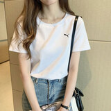 彪马（PUMA）t恤女 夏季新款运动服健身训练短袖跑步休闲舒适透气时尚半袖 02/白色-dry cell 面料 M 160/84A