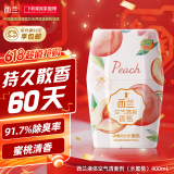 西兰液体空气清新剂厕所卧室除味剂留香剂水蜜桃香400mL
