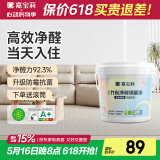 嘉宝莉抗甲醛翻新漆补墙膏白色墙面修补内墙涂料补墙神器白色3kg