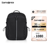 新秀丽（Samsonite）都市运动女士双肩包旅行包背包15.6英寸 NT0 黑色大号毕业旅行