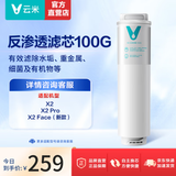 云米（VIOMI）升级款云米净水器滤芯适配机型S2、Fast3、X2、mee系列 复合滤芯 RO膜滤芯 2号RO膜（100G）
