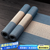 逸居客（YIJUKE）中式茶席桌旗茶垫茶桌布长条禅意茶壶垫桌垫编织茶旗功夫茶具配件
