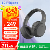 漫步者（EDIFIER）【王一博代言】W820NB主动降噪头戴式无线蓝牙耳机经典立体声运动耳麦游戏音乐Hi-Res认证节日礼物 典雅灰+入会享5元
