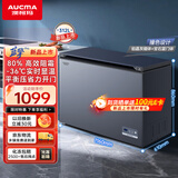 澳柯玛（AUCMA）312升家用减霜大容量商用冷藏柜冷冻柜超低温电子控温卧式冰箱 一级能效BC/BD-312DHX 以旧换新