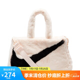耐克（NIKE）男女斜挎包 时尚可爱手提包毛绒包休闲包FB3050-838 粉